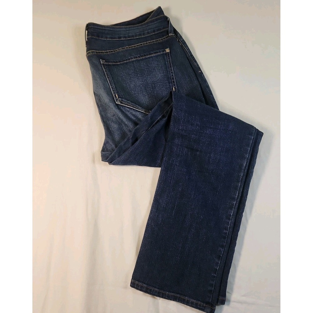 NYDJ Women's Sheri Slim Classic Blue Denim Jeans - Size 16P